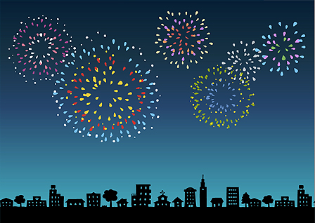 8月も残すところ一週間です。花火もなんだか寂しげ…？