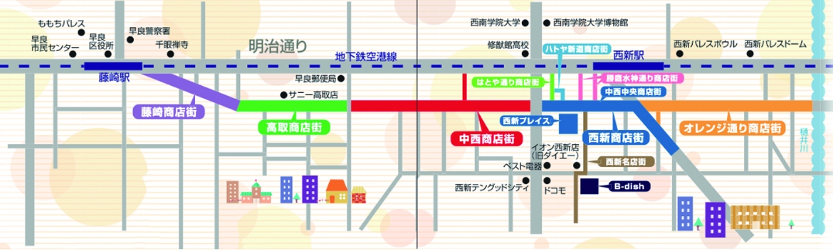 商店街地図